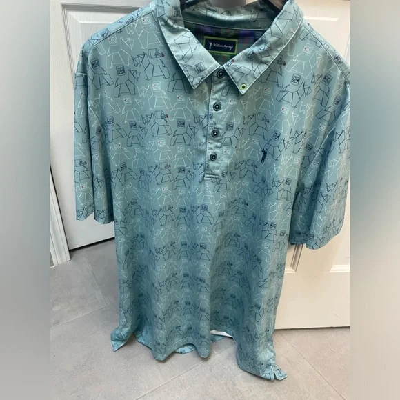 6 William Murray golf polos XXL like new condition
